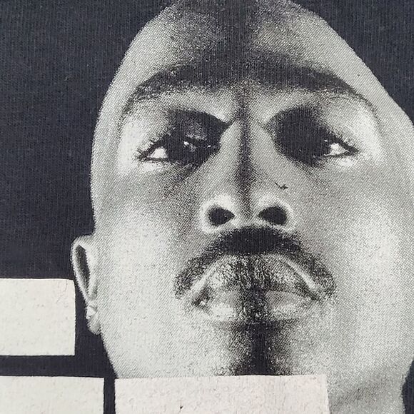 2PAC Tupac-Shakur Shirt Small 17x26 Hip-Hop Black - Picture 11 of 12